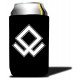 Beer Koozie Black - Odal Rune